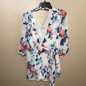Super cute floral romper
